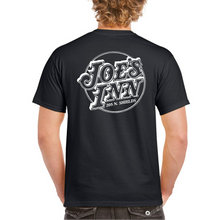Load image into Gallery viewer, Joe's Inn T-Shirt White On Black