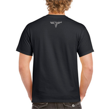 Load image into Gallery viewer, Video Fan T-Shirt White On Black