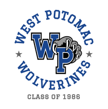Load image into Gallery viewer, West Potomac Class of 1986 - White T-Shirt
