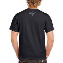 Load image into Gallery viewer, Video Fan T-Shirt White On Black
